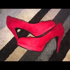 Red High Heels Size 10